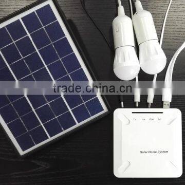 6W mini solar power system with 2.5Ah lithium battery