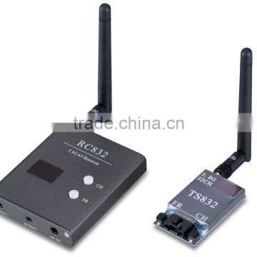 FPV 5.8G 600mW 40CH AV Video Audio Wireless Transmitter Receiver TS832+RC832