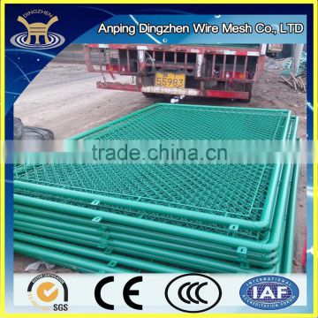 Easy Used Galvanized and PVC coated Chainlink fence Iron Wire Mesh Panel China Supplier price