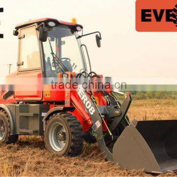 Everun ER08 CE certificated Articulated Mini Wheel Loader/Radlader