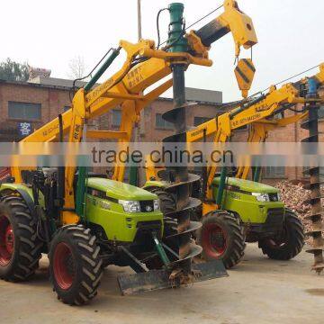 Tractor Mounted Solar Poles Erection Machine photo-3