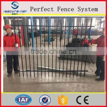 Tube Fence Panel / Garden Picket Fence Standard Galvanized Steel Fence Design Metal Fencing photo-2