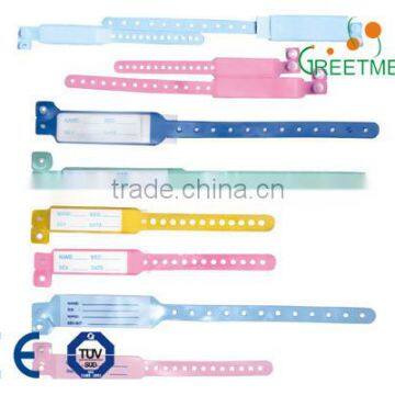 hospital plastic medical id bracelets