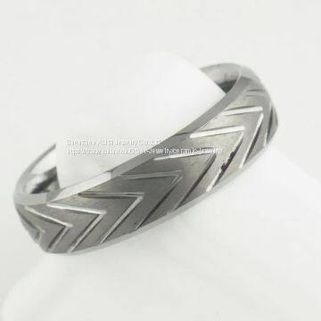 3mm Women Zirconia Ceramic Jewelry Ring Black For Party photo-2