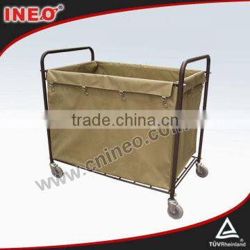 Hotel Room Service Four Wheel Garbage Trolley/Laundry Industry Trolley/Waste Trolley