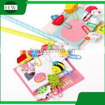 Office Stationery Personalized Wooden Cartoon Animal Paper Clip Holder photo-4