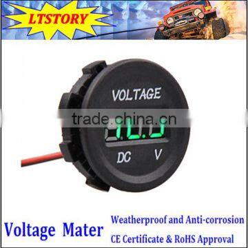 Digital Only Display Type Digital Voltmeter for Auto Car