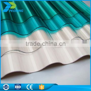 Good reputation pc wellpappe transparent dach clear corrugated plastic roofing sheet