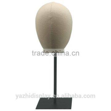 Wholesale Fabric and Chrome Silver Mannequin Head for Hat Display photo-3