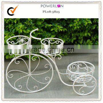 Bicycle design flower pot stand