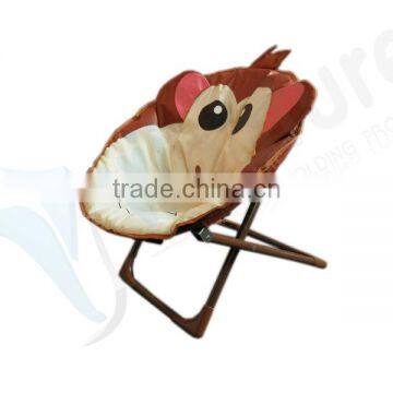 New Style Cheap Foldable Portable Cartoon Kid Moon ChairFabric Comfortable Children Seat ChairVarious Animal Style Kids Chair