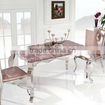 Hot Sale Stainless Steel Modern Dining Chair B406 photo-6