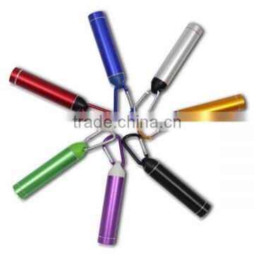 2600mah Metal Carabiner Design Alumimum Alloy Power Bank for Outdoor Activities photo-5
