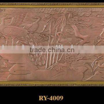 Customed Design Luxury Antique Metal Wall Mural