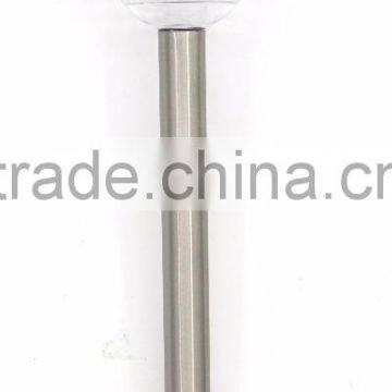 2-PC Stainless Steel Solar Path Light Outdoor LED Landscape Lawn Garden Lamp - 158 mm photo-2