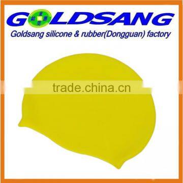 Customized Logo Printed Silicone Swimming Cap for Adults photo-3