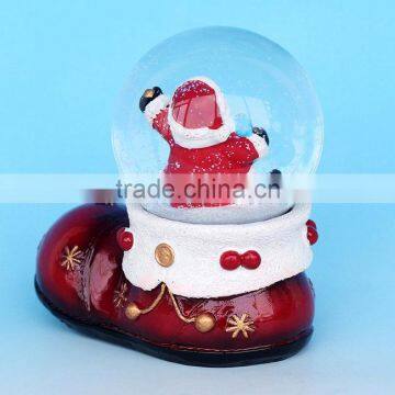 2017 Shoe Shape High Quality Christmas Snowball For Decoration photo-3