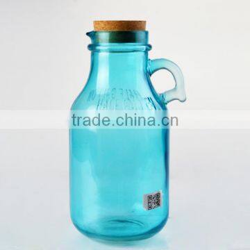 Color Printing Glass Pitcher Beer Used Milk Bottle Growler Pitchers photo-3
