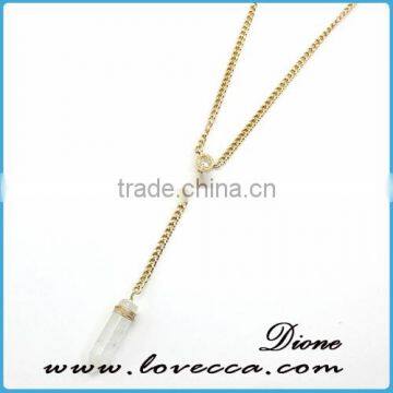 SALE Natural Quartz Necklace Healing Gemstone Necklace photo-2