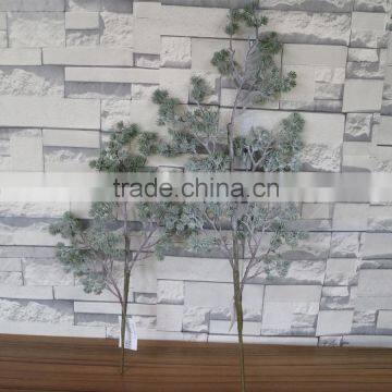 Plastic Podocarpus Pine Tree Branch Flocked photo-2