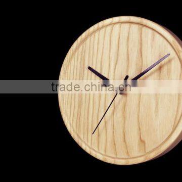 wooden simple digital wall clock