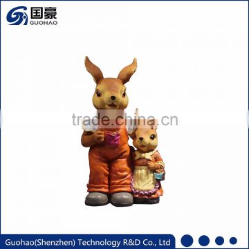 Custom home and garden rabbit garden statues