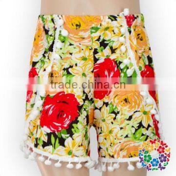 Soft Material Beautiful Flower Baby Toddler Kids Summer Shorts for Children photo-3