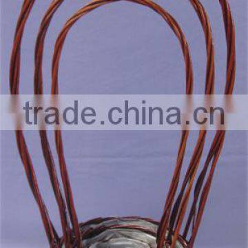 New Design Willow Flower Basket for Christmas