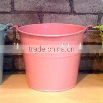 2L colorful metal tin buckets