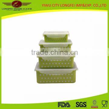 Useful 3pcs Plastic Airtight Food Preserving Container photo-2