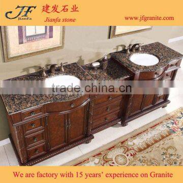 High Polished Baltic Brown Vanity Top Bathroom Sink and Vanity Top With Low Price photo-3