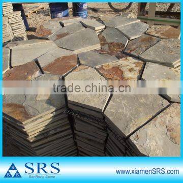 Mesh rusty flagstone tile