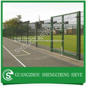 High Rigidity Boundary Security Fencing 2d Panels Decorative Iron Fence photo-5