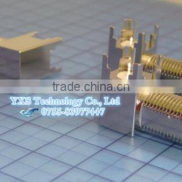 SPCF23PC-RA Coaxial F-type Connector Right Angle Socket Welding 75ohm RF / Coaxial Connectors photo-2