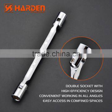 Chromed Polished Professional Double Socket Wrench 8X9mm
