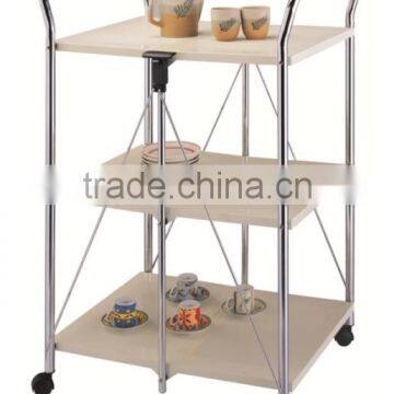 Kitchen Stand Kitchen Shelf, Magazine Rack, Easy Move Metal Storage Rack photo-5