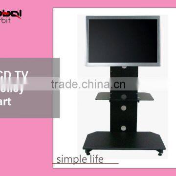 Model Design Metal LCD Plasma TV Stand With Wheels photo-2