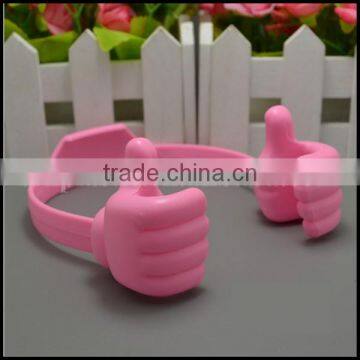 OEM 2015 New Arrival Hot Selling Hand Shape Plastic Mobile Phone Stand Holder For Pad Phone Wholesale Manufacturer