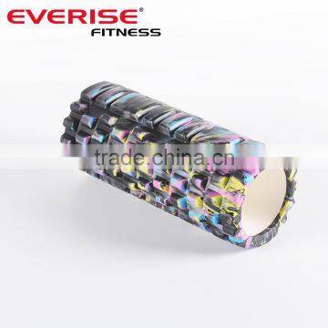 Color Mixed Deep Massage Camouflage Hollow EVA Foam Roller photo-2