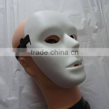 PVC Plastic Jabbawockeez Hiphop White Dance Face Mask for Dance False Face Mask photo-5