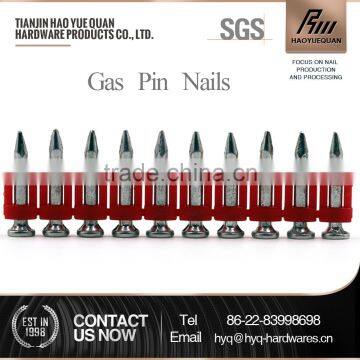 The High Quality of Flat Head Collated Gas Shooting Pin Nails / Gas Drive Pin/Gas