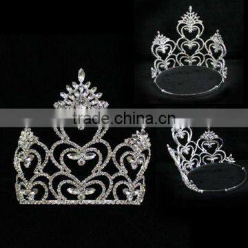 Bridal Jewelry Pageant Rhinestone Big Headwear Hair Accessories Fashion Crown photo-2