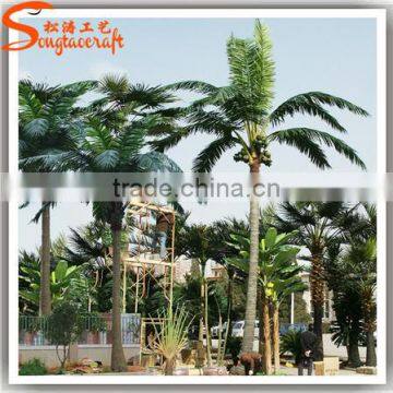 Hot Sale Outdoor Landscaping Artificial Fake Coconut Tree Decoration Palm Tree Dubai photo-2