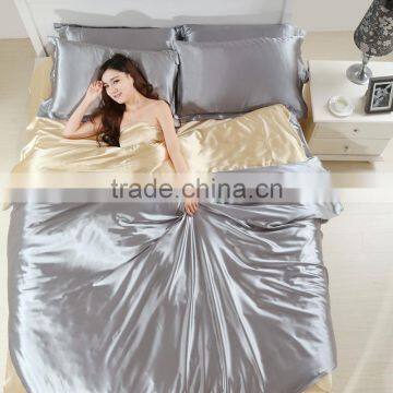 New Arrive Imetated Silk Bedding Set Home Tetile Bed Linen Set Clothing of Bed Bedcloth Soft Silky Bedding Full Queen King Size photo-2