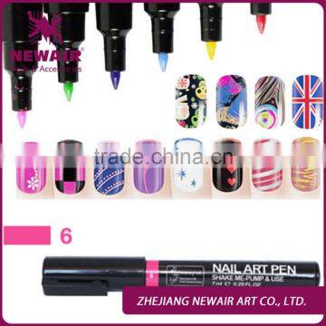 16 Colors 3D DIY Nail Art Pen Nail Painting Tool Drawing For UV Gel Manicure photo-2