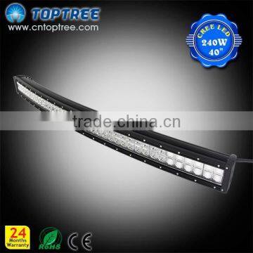 Cree 50" Jeep JK wrangler windshield dual row curved led light bar