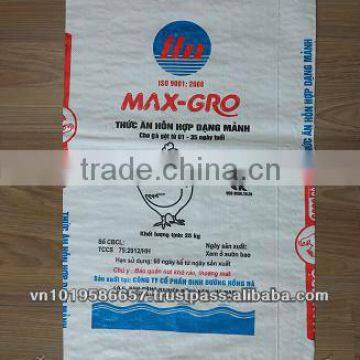 Animal feed packing pp woven bags