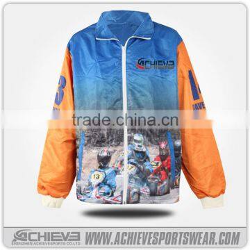 casual zipper wholesale 3D printing jacket sublimation print personalized life jacket