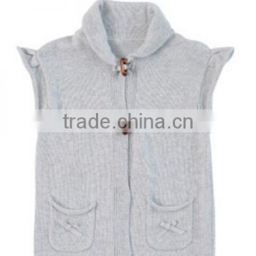 V-neck Fashion Baby Sleeveless Sweater photo-5