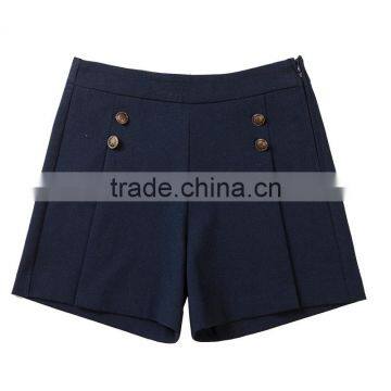 Navy Blue Shorts 2017 Summer New British College Student Girls Skirt Custom photo-3